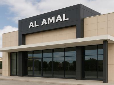 New commercial center building